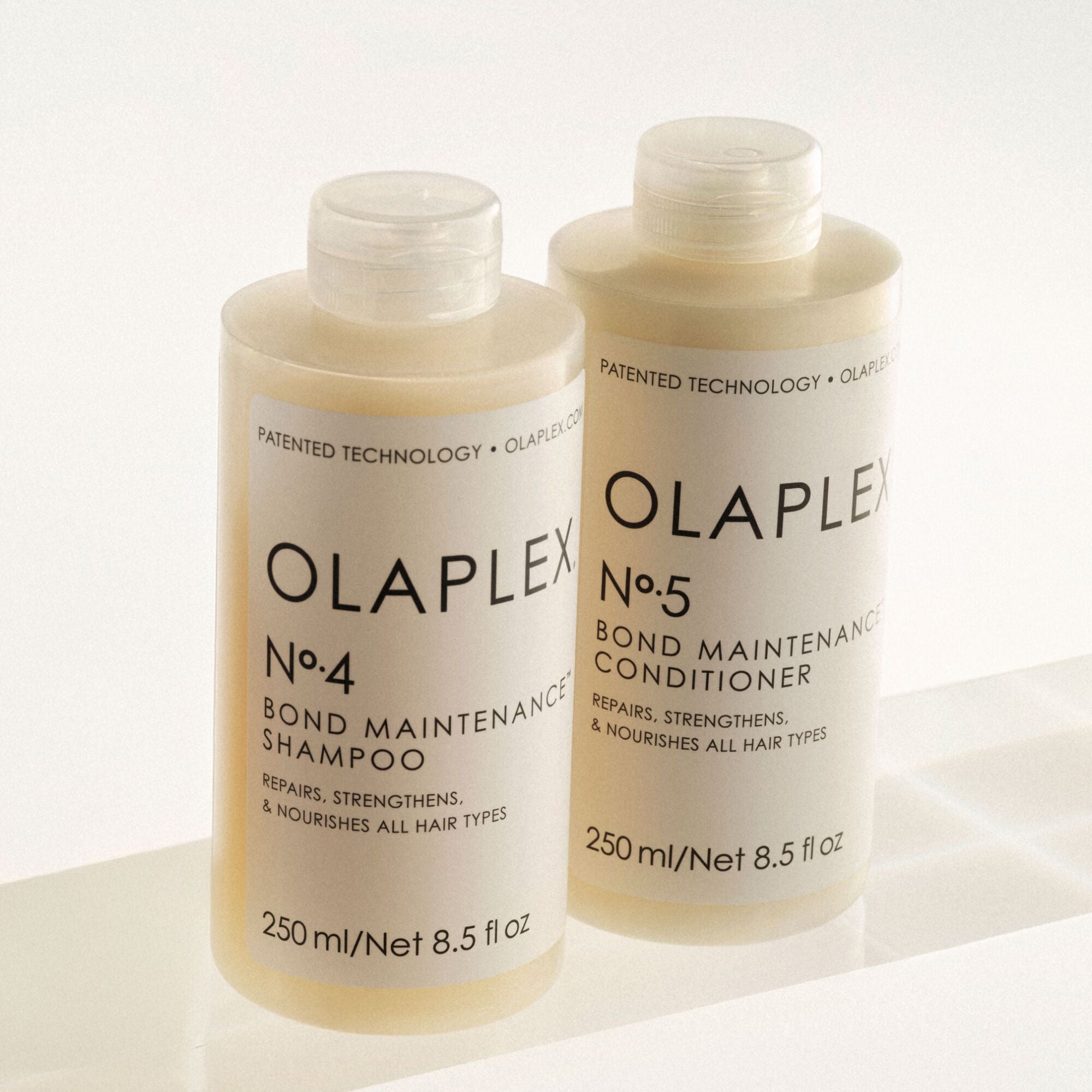 OLAPLEX Nº.4 BOND MAINTENANCE SHAMPOO y OLAPLEX Nº.5 BOND MAINTENANCE CONDITIONER