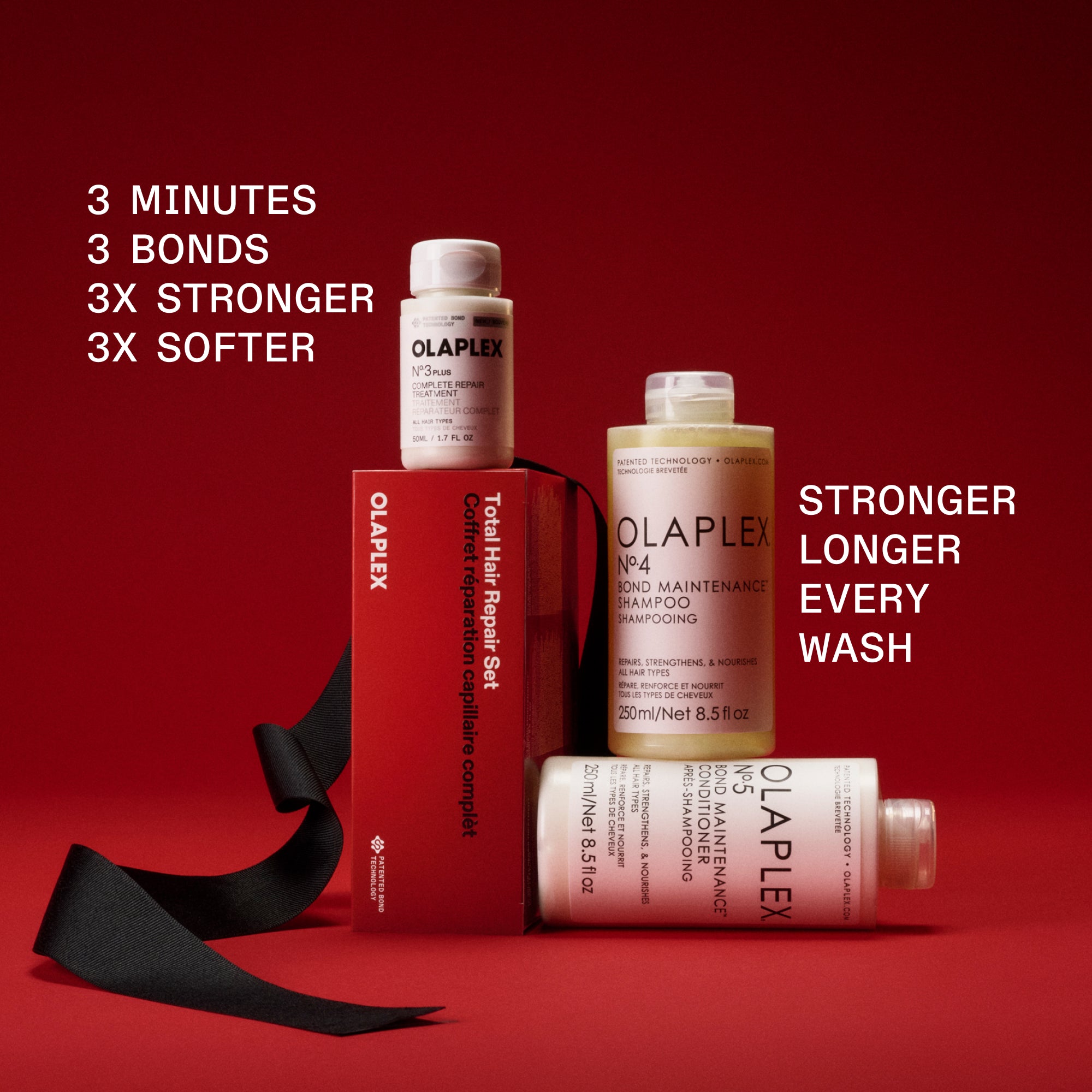 3 MINUTOS
3 ENLACES
3 VECES MÁS FUERTE
3 VECES MÁS SUAVE

STRONGER
LONGER
EVERY WASH