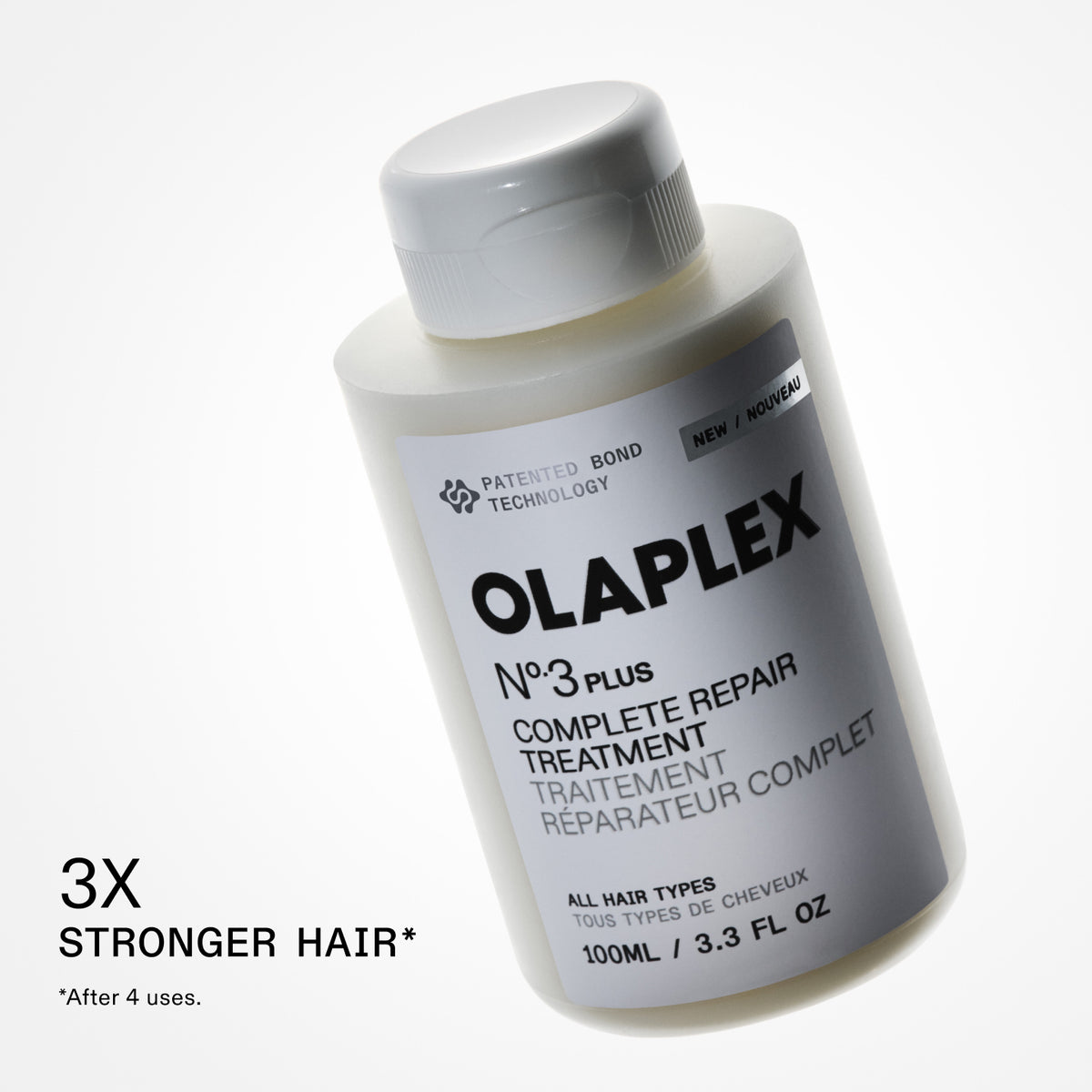 3X STRONGER HAIR*


*After 4 uses.