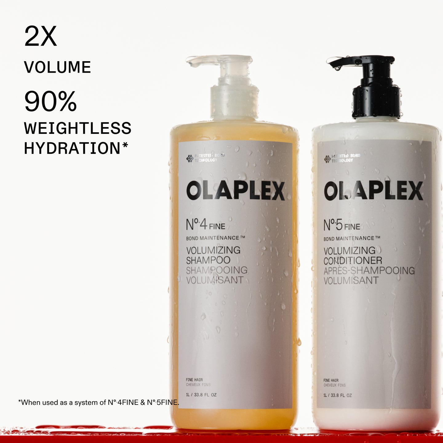 2X VOLUME

90% WEIGHTLESS
HYDRATION